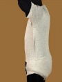 Body pro inkontinenci IN TEX - krátké rukávy, v pase guma - 1.bílá tričkovina In-Tex