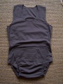 Body pro inkontinenci IN TEX bez rukávů - 5.černá tričkovina In-Tex
