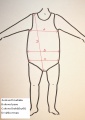 Body pro inkontinenci IN TEX bez rukávů - 5.černá tričkovina In-Tex