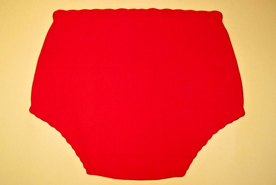 Ochranné inkontinenční kalhotky POLY DUO střední - 11.plátno červené In-Tex
