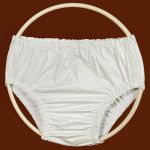 Ochranné inkontinenční kalhotky PVC FIX střední - bílá In-Tex