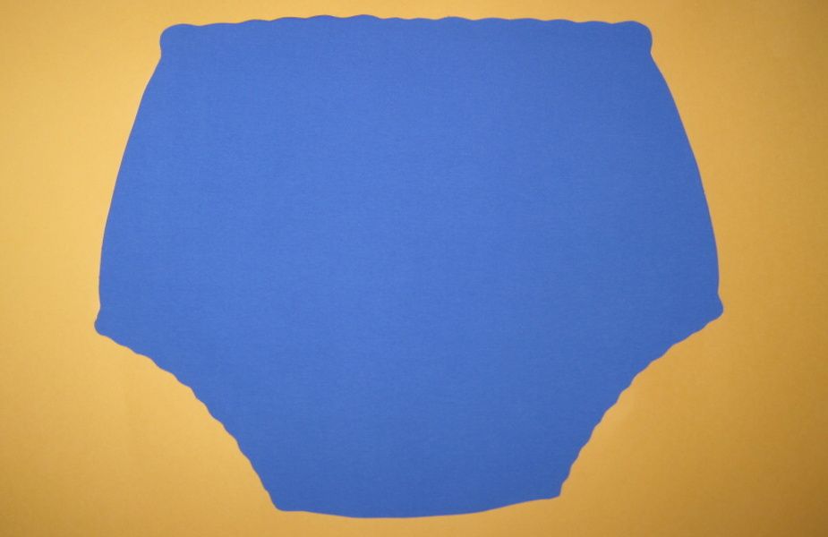 Ochranné inkontinenční kalhotky POLY DUO MINI nízké - 4.modrá tričkovina In-Tex