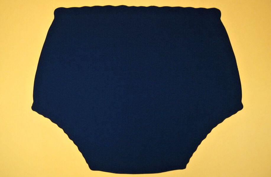 Ochranné inkontinenční kalhotky PVC DUO ZAPÍNACÍ slip - 3.tmavě modrá tričkovina In-Tex